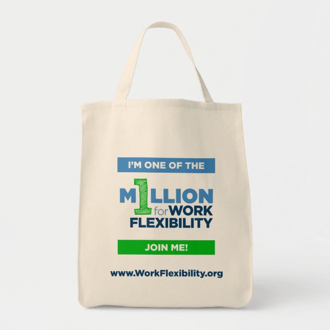 1MFWF Grocery Tote Bag (Front)