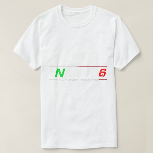 1N23456 Motorcycle   T-Shirt (Design Front)