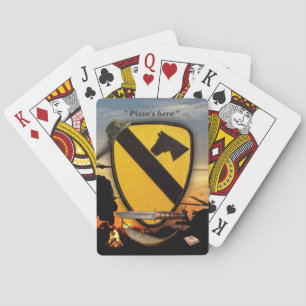 1st 7th cavalry fort hood air cav playing cards