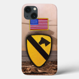 1st 7th cavarly air cav fort hood veterans vets iPhone 13 case
