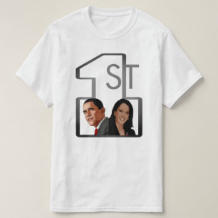 1st African American Pres and Vice Pres T-Shirt