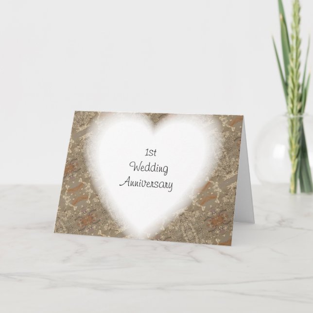 1st anniversary card (Front)