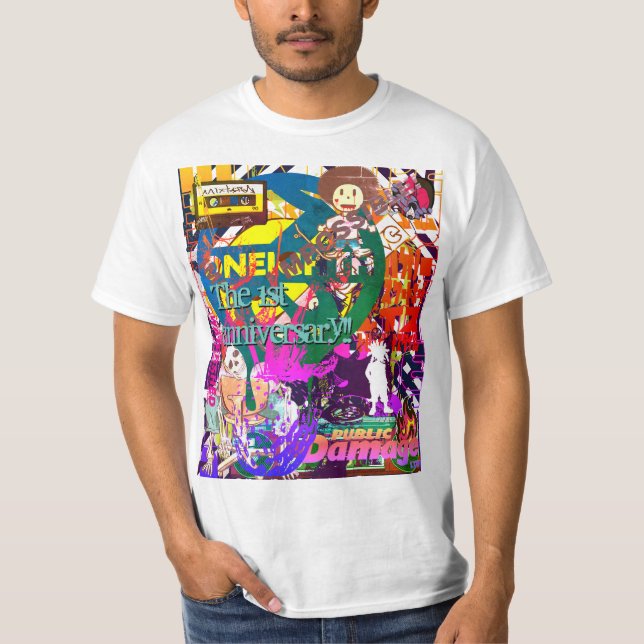 1st anniversary!! ONEIGHTH Tokyo Original  T-Shirt (Front)