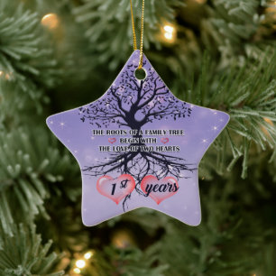 1st Anniversary Ornament Unique gift idea