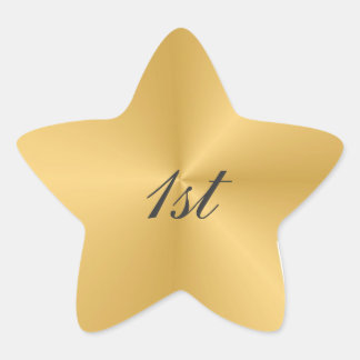 1st Anniversary Star Sticker