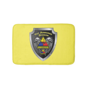 1st Armored Division “Old Ironsides” Bath Mat