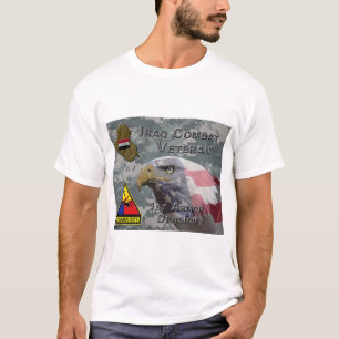 1st Armour Div Iraq Combat Veteran T-Shirt