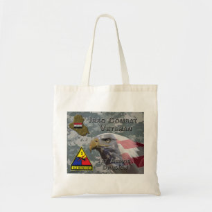 1st Armour Div Iraq Combat Veteran Tote Bag