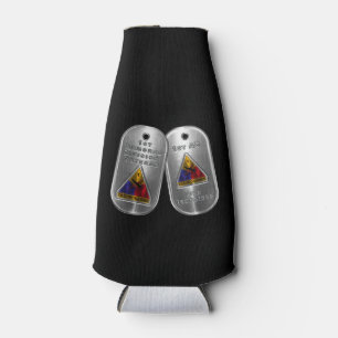 1st Armoured Division “1st AD Vintage Tags” Bottle Cooler