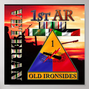 1st Armoured Division Desert Storm Veteran Poster