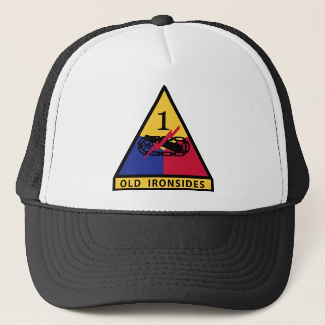 1st Armoured Division - OLD IRONSIDES Trucker Hat (Front)