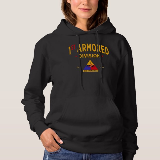 1st Armoured Division "Old Ironsides" Women Hoodie (Front)