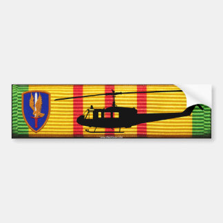 1st Aviation Bde UH-1 Huey VSM Bumper Sticker