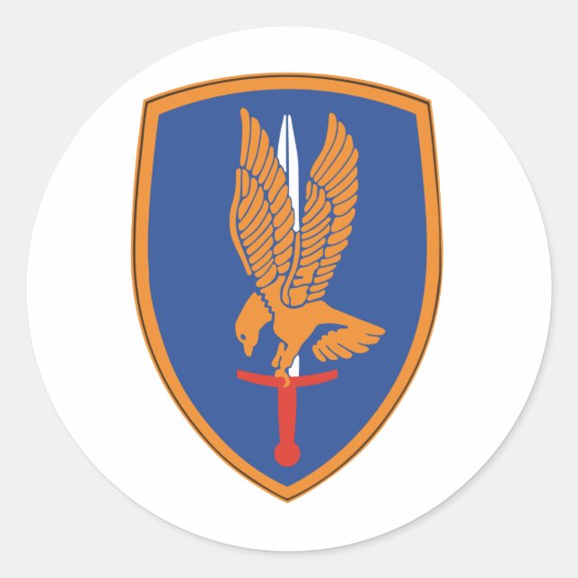 1st Aviation Brigade Classic Round Sticker (Front)