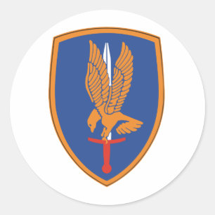 1st Aviation Brigade Classic Round Sticker