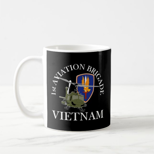 1St Aviation Brigade Vietnam Veteran The Golden Ha Coffee Mug (Left)