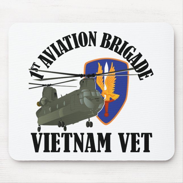 1st AVN BDE Vietnam CH-47 Mouse Mat (Front)