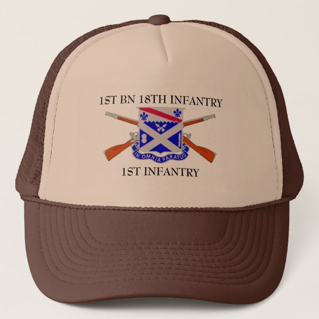 1ST BATTALION 18TH INFANTRY 1ST INFANTRY HAT (Front)