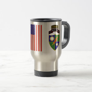 1st Battalion - 75th Ranger w/Tab Travel Mug