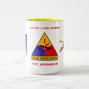 1ST BATTALION 77TH ARMOR 1ST ARMORED MUG