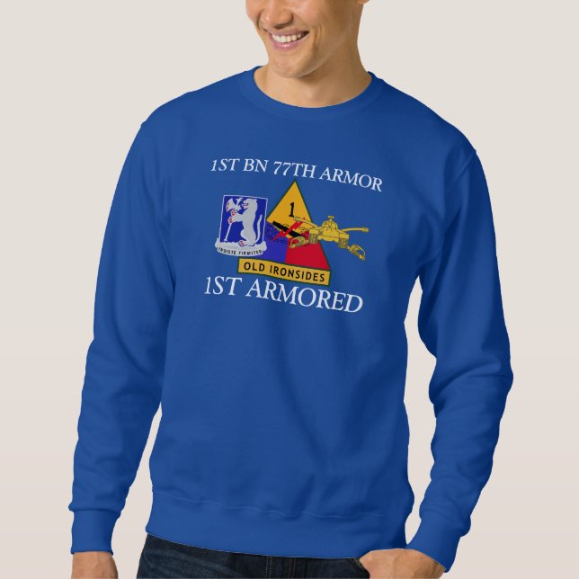 1ST BATTALION 77TH ARMOR 1ST ARMORED SHIRT (Front)