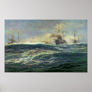 1st Battle Squadron of Dreadnoughts Poster