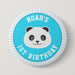 1st Birthday 7.5 Cm Round Badge