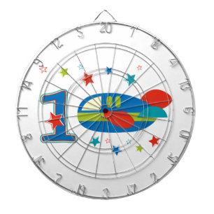 1st Birthday Aeroplane Dartboard