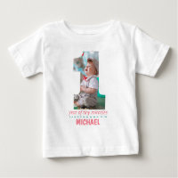 1ST BIRTHDAY BABY CLOTHES CUSTOM PHOTO