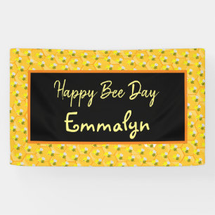 1st Birthday Bee Day Banner