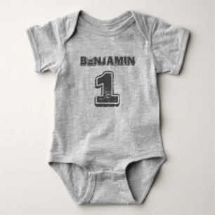 1st Birthday Boy Sport Baby Bodysuit