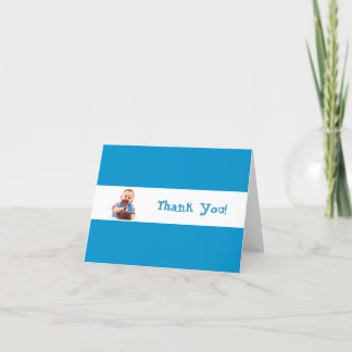 1st Birthday - Boy Thank You Card