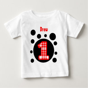 1st Birthday Bubbles One Year Old V10W Baby T-Shirt