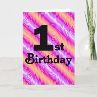 1st Birthday Card