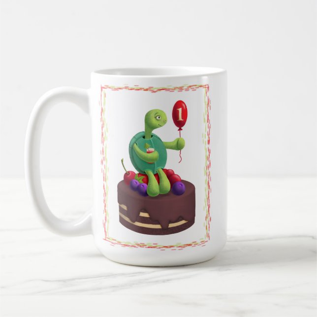 1st Birthday Coffee Mug (Left)