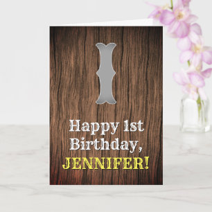 1st Birthday: Country Western Inspired Look, Name Card