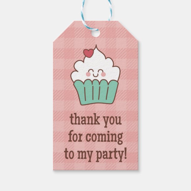 1st Birthday Cupcakes - Gift Tag (Front)