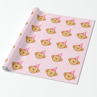 1st Birthday Cute Monkey Wrapping Paper