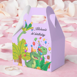 1st Birthday Dinosaur Minimal baby boy Favour Box