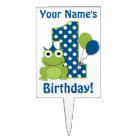 1st Birthday Frog Personalised Cake Topper