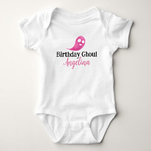 1st Birthday Ghoul Baby Party Shirt Bodysuit (Front)