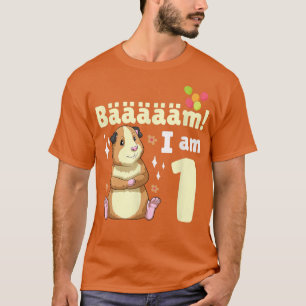 1st Birthday Guinea Pig Themed Birthday Party 1 Ye T-Shirt