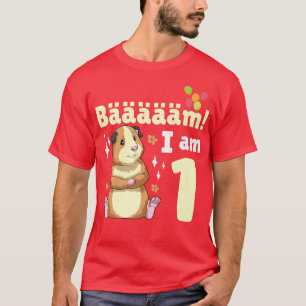 1st Birthday Guinea Pig Themed Birthday Party 1 Ye T-Shirt