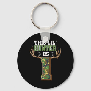 1st Birthday Hunting Deer 1 Year Old Hunter  Key Ring