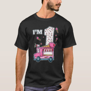 1st Birthday Ice Cream Truck Crew I'm 1 Party Ice  T-Shirt