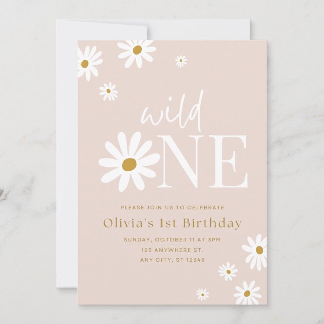 1st Birthday Invitation (Front)