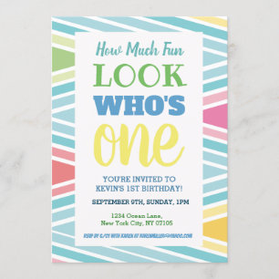 1st Birthday Invitation Sayings