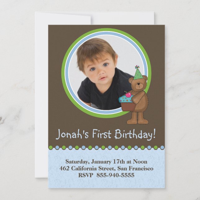 1st Birthday Invitations (Front)
