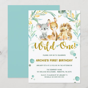 1st Birthday Invitations   Australian Bush Babies