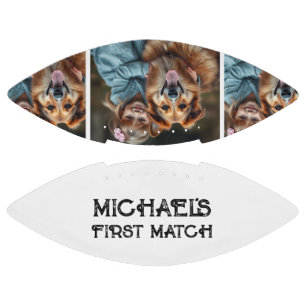 1st Birthday Keepsake Photograph American Football